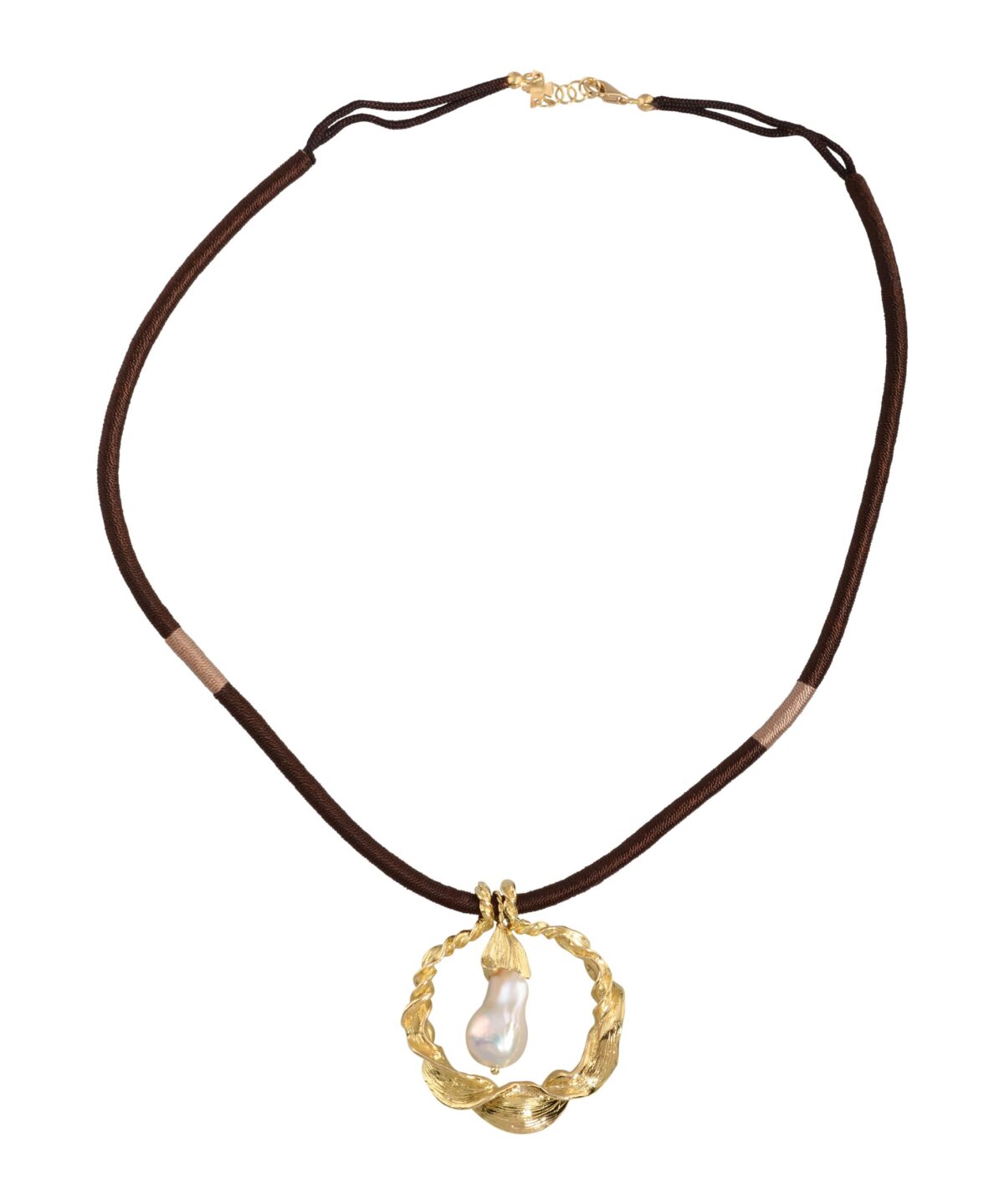 Hitit Burma 24 Yuvarlak Kordonlu Kolye