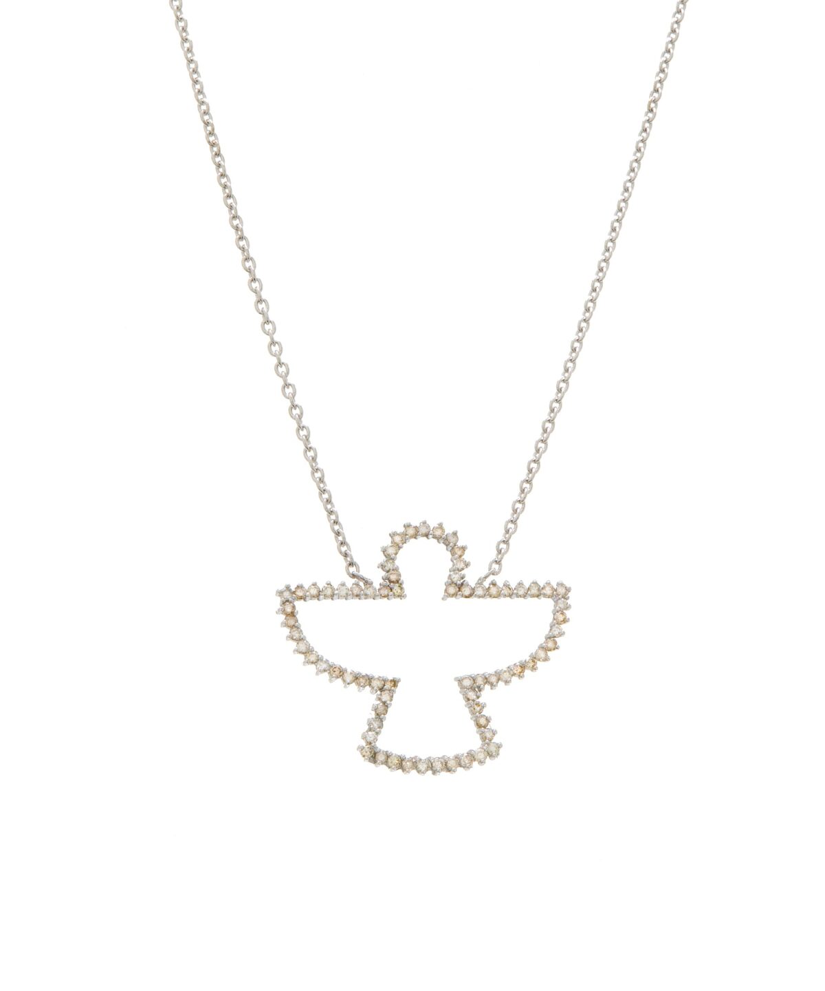 Siren Kontür Beyaz Kolye