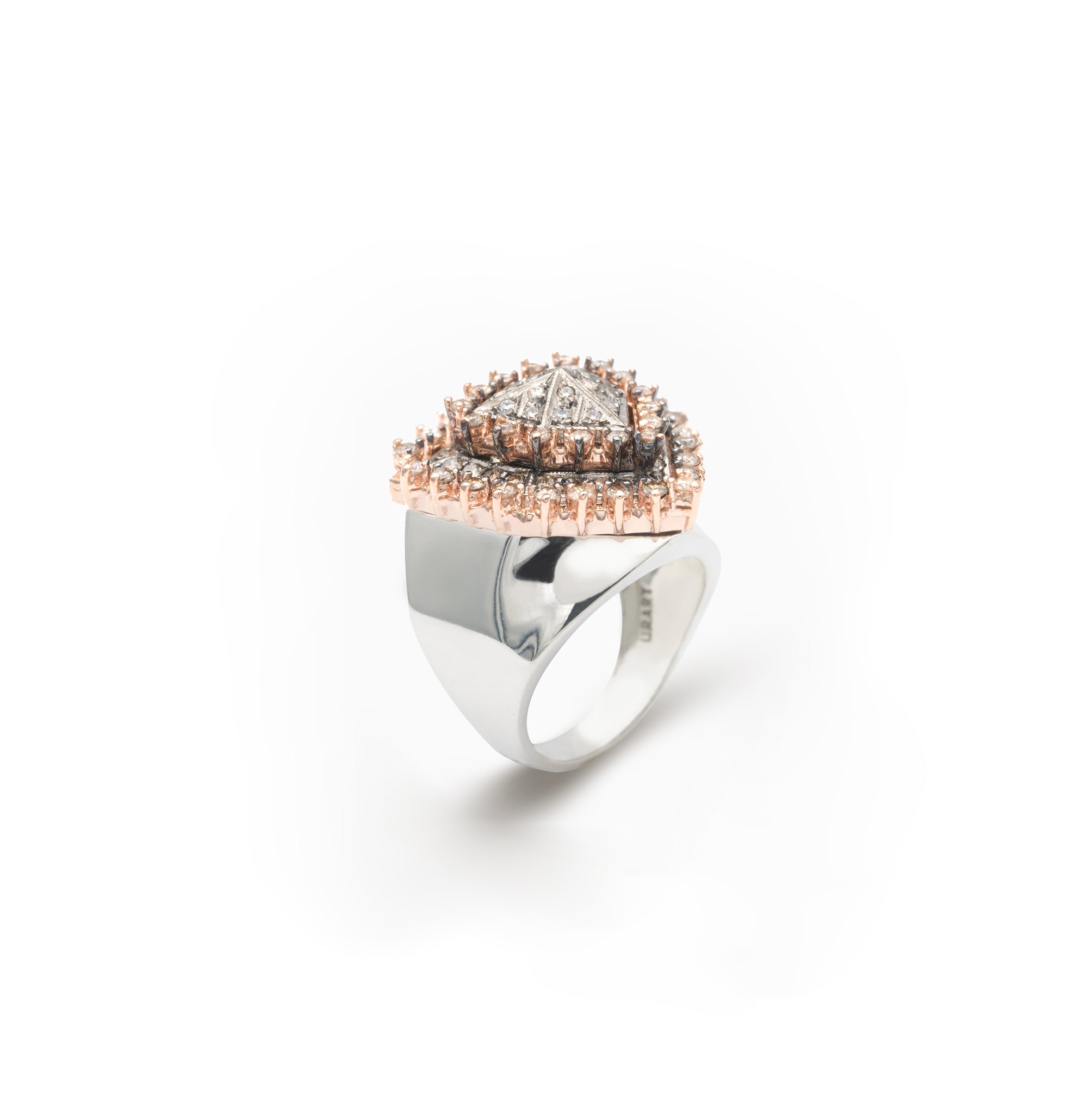 Sonsuzluk İkili Full Pırlantalı Yüzük