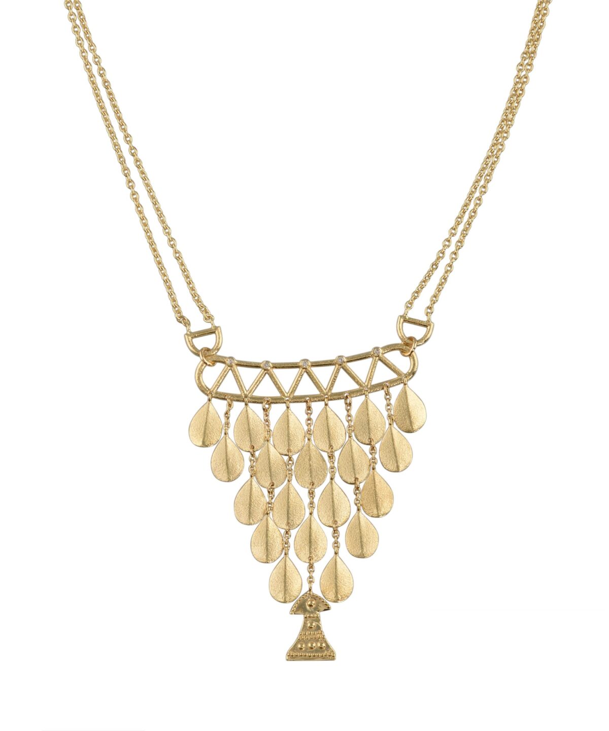 Yaprak Pul İdol Kolye