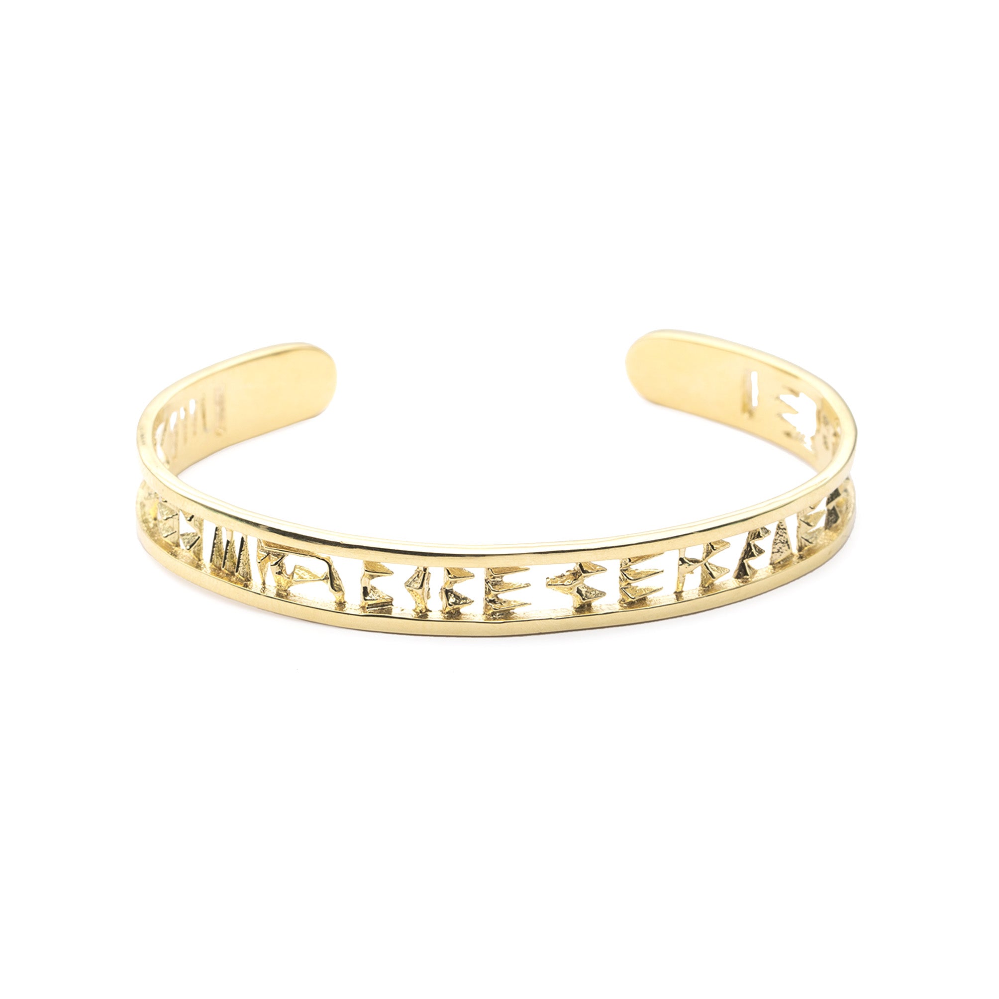 Meher İnce Sarı Bilezik