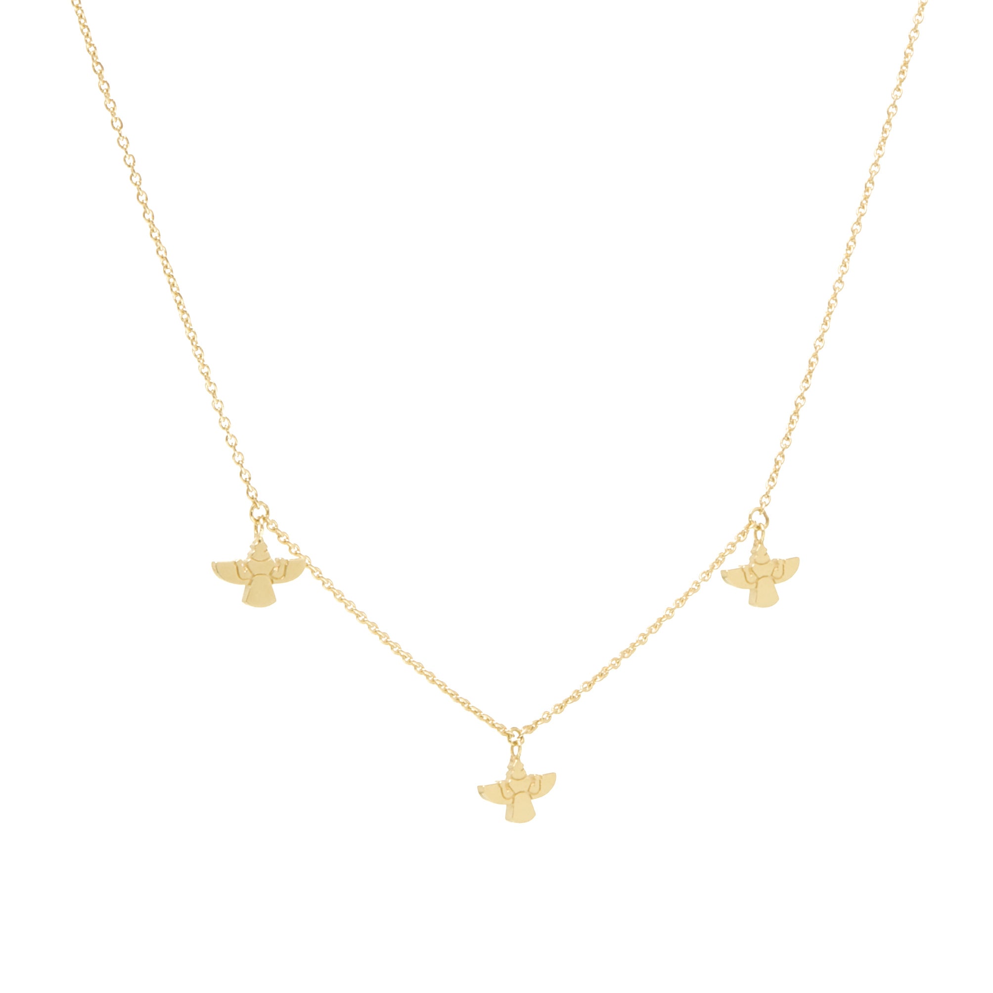 Siren Urartu Kuş Minik 3'lü Kolye